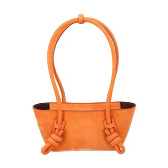 Hereu Fleca Schoudertas - Dames - Tassen - Oranje - Maat: ONE Size Leer