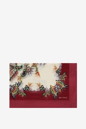 Etro Seidenmusselin-Schal Paisley Florals