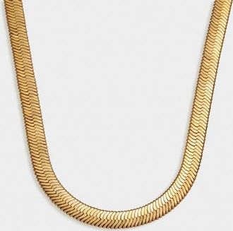 Katie Loxton Ciana Large Snake Chain Necklace in Gold Coated at Nordstrom, Size 16