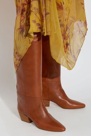 Forte_Forte Forte_forte Leather Heeled Boots, Womens, Brown