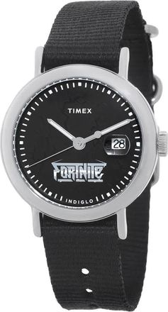 Timex X Fortnite Weekender Quartz Black Dial Watch TW2Y46400