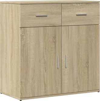 vidaXL Aparador De Madera De Ingenier&iacute;a Roble Sonoma 79x38x80 Cm Vidaxl
