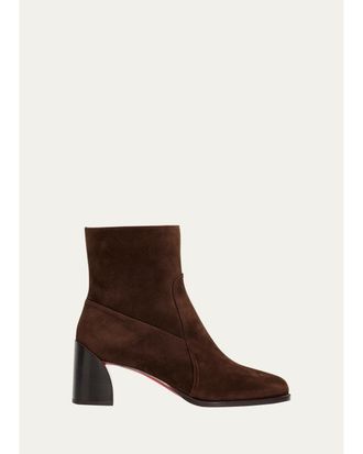 Christian Louboutin 55mm Ira Suede Ankle Boots