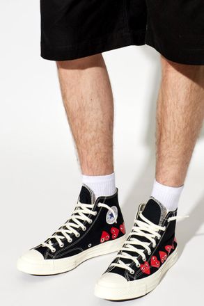 Comme Des Gar&ccedil;ons Comme Des Gar&ccedil;ons Play Comme Des Gar&ccedil;ons Play X Converse, Mens, Black