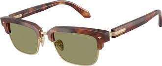 Giorgio Armani AR8243 630214 Mens Sunglasses Gold Size 52