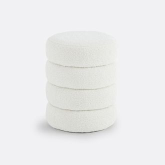 La Redoute Interieurs Poef in bouclette, Pilou