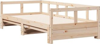vidaXL Sofá cama sin colchón madera maciza de pino 90x190 cm Vidaxl