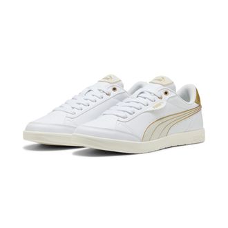 Puma Sneaker PUMA VIKKY STAR DAYINIGHT, Damen, Gr. 37,5, weiss (puma wei&szlig;, vapor gray, puma gold), Synthetik, Schuhe Sneaker