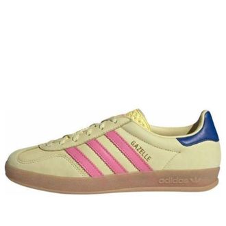 adidas (WMNS) adidas Gazelle Indoor Powder Yellow Lucid Pink JI2719