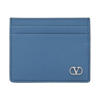 Valentino Garavani Heren, Accessoires, Blauw, Maat: ONE Size Leer