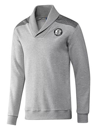 adidas NBA Brooklyn Nets sweatshirt - men - Fabric - S - Grey