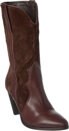 Free People Feather Heel Leather & Suede Boot