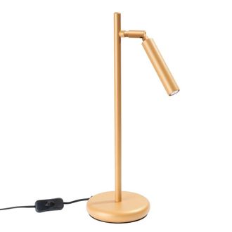 Wonderlamp L&aacute;mpara de mesa moderno con foco orientable dorado