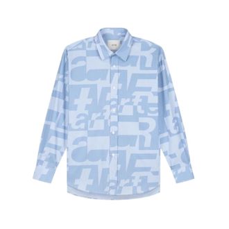 Arte Casual Overhemden - Heren - Casual Overhemden - Blauw - L - Katoen - Overhemden