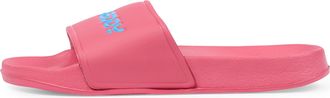 Freddy Ciabatte slider donna colori pastello con loghi a rilievo