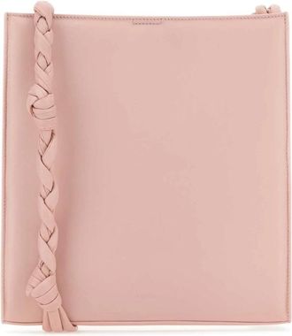 Jil Sander Leren Tangle Schoudertas - Dames - Schoudertassen - Roze - ONE Size - Leer - Tassen