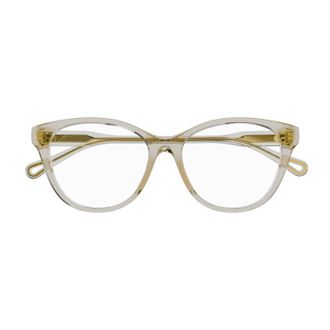 Chlo&eacute; CH0085O003 Square Full-Rim Acetate Eyeglasses - Pink