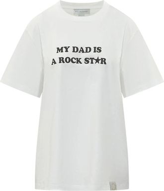 Stella McCartney Mijn Papa T-shirt - Dames - T-shirts - Wit - M - Tops