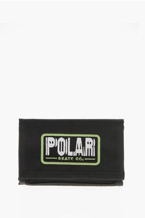 Polar Skate Co. Canvas Wallet with Embroidered Logo and Velcro Closure size Unica