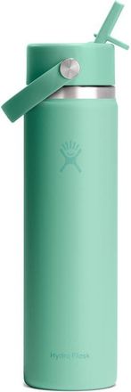 Hydro Flask 24-Ounce Wide Mouth Flex Straw Cap Bottle in Mermaid Green at Nordstrom