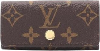 Louis Vuitton Pre-owned Accessories, female, Brown, Size: ONE SIZE Pre-owned Canvas Key-holder