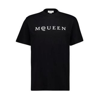 Alexander McQueen Hombre, Camisetas, Negro, Talla: S