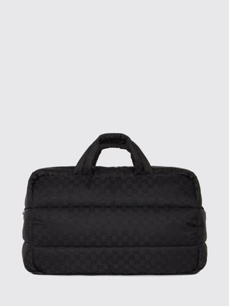 Gucci Borsa da viaggio in nylon con motivo Monogram GG e tracolla amovibile