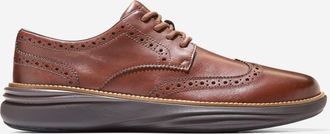 Cole Haan Mens &Oslash;riginal Grand Horizon Wingtip Oxford Shoes - Brown Size 10.5