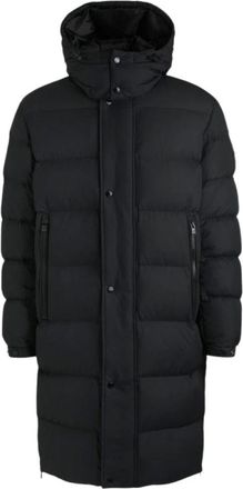 HUGO BOSS Donden Parka - Heren - Dons jassen - Zwart - XL - Polyester - Jassen