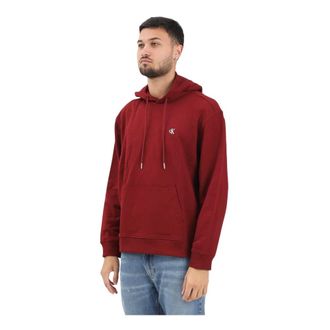 Calvin Klein Jeans Hombre, Sudaderas, Rojo, Talla: S