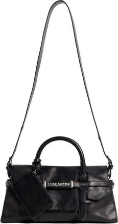 Dsquared2 Hbw 0073 Schoudertas - Dames - Handtassen - Zwart - ONE Size - Leer - Tassen