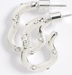 Emma Pills Iced Out Babies in Silver at Nordstrom, Size Xx-Small