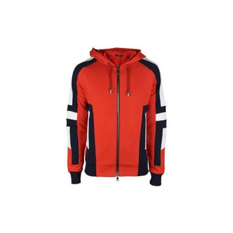 Balmain Hombre, Sudaderas, Rojo, Talla: M
