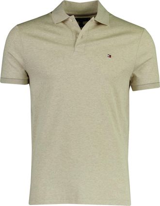 Tommy Hilfiger Poloshirt Tommy Hilfiger creme gem&ecirc;leerd