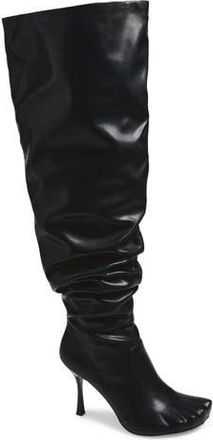 Jeffrey Campbell Conform 2 Embossed Toe Over the Knee Boot in Black at Nordstrom Rack, Size 5