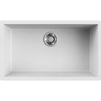 Elleci Lavello Elleci Incasso 1 vasca 75,6x45,6 Zen 130 Keratek Plus Bianco White Assoluto LKZ13096