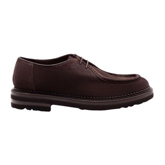 Green George Apron-toe Derby - Heren - Veterschoenen - Bruin - 43 EU - Su&egrave;de - Schoenen