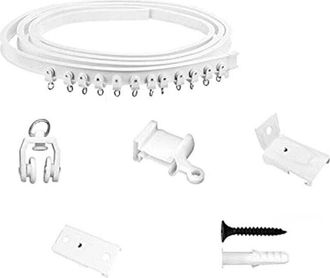 OEM Barra De Cortina Flexible, Barra De Cortina Extensible De 2 Metros, Barra De Cortina, Barra De Cortina Divisoria De Ambientes