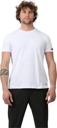 Roberto Ricci Design Casual Katoenen T-Shirt - Heren - T-shirts - Wit - 4XL - Katoen - Tops