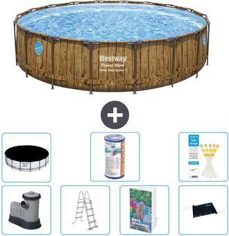 Bestway Piscina Bestway Power Steel Redonda - 549x122 Cm - 8-piezas S619