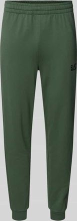 Emporio Armani Sweatpants mit Logo und elastischem Bund in Gruen, Größe XXXL
