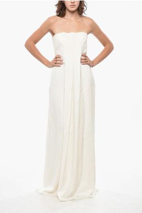 Max Mara Sleeveless BLANDO Jumpsuit with Draped Design size 42