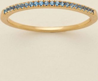 Made by Mary December Birthstone Stacking Ring