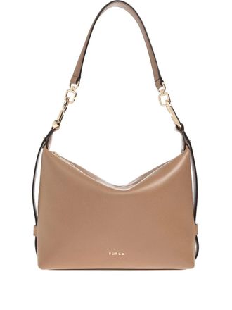 Furla Chain detail tote bag - women - Leather - One Size - Neutrals