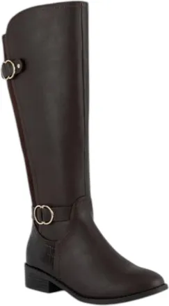 Jones New York Womens Leandra Boot In Dark Brown