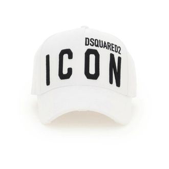 Dsquared2 Hats & Caps, male, White, ONE SIZE, Be Icon Baseball Cap
