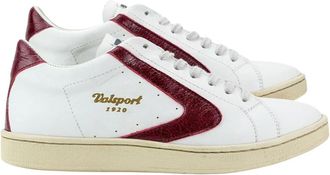 Valsport Klassiek Wit Bordeaux Toernooi Schoenen - Heren - Sneakers - Wit - 44 EU - Schoenen
