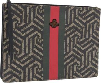 Gucci Pre-owned Vintage GG Canvas Clutch - - Pre-owned - Donna - Marrone - ONE SIZE