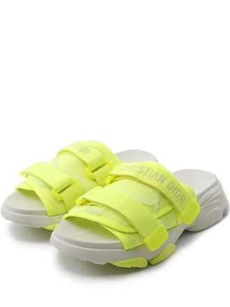 Dior D-Wander slide sandals - women - Rubber/Fabric - 38 - White