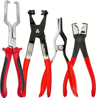 OEM Juego De 4 Abrazaderas Para Mangueras, Alicates Para Desmontar Mangueras, Alicates Profesionales Para Mantenimiento Automotriz
